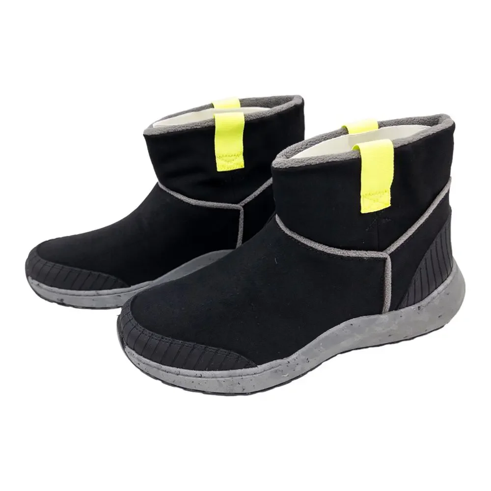 Dr. Scholl's Black Home Slip On Winter Ankle Boots Women's size 9